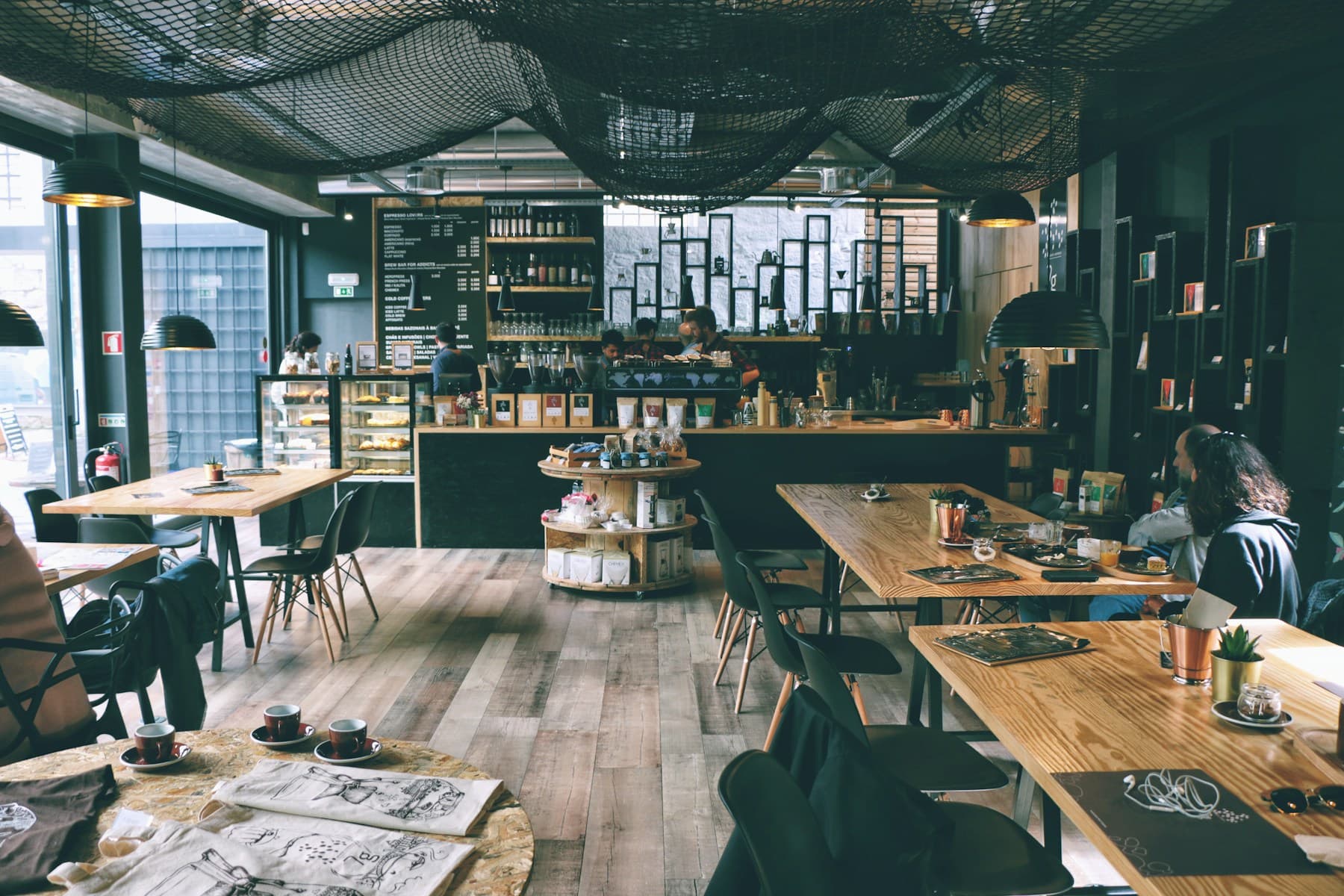 For cafés business at work