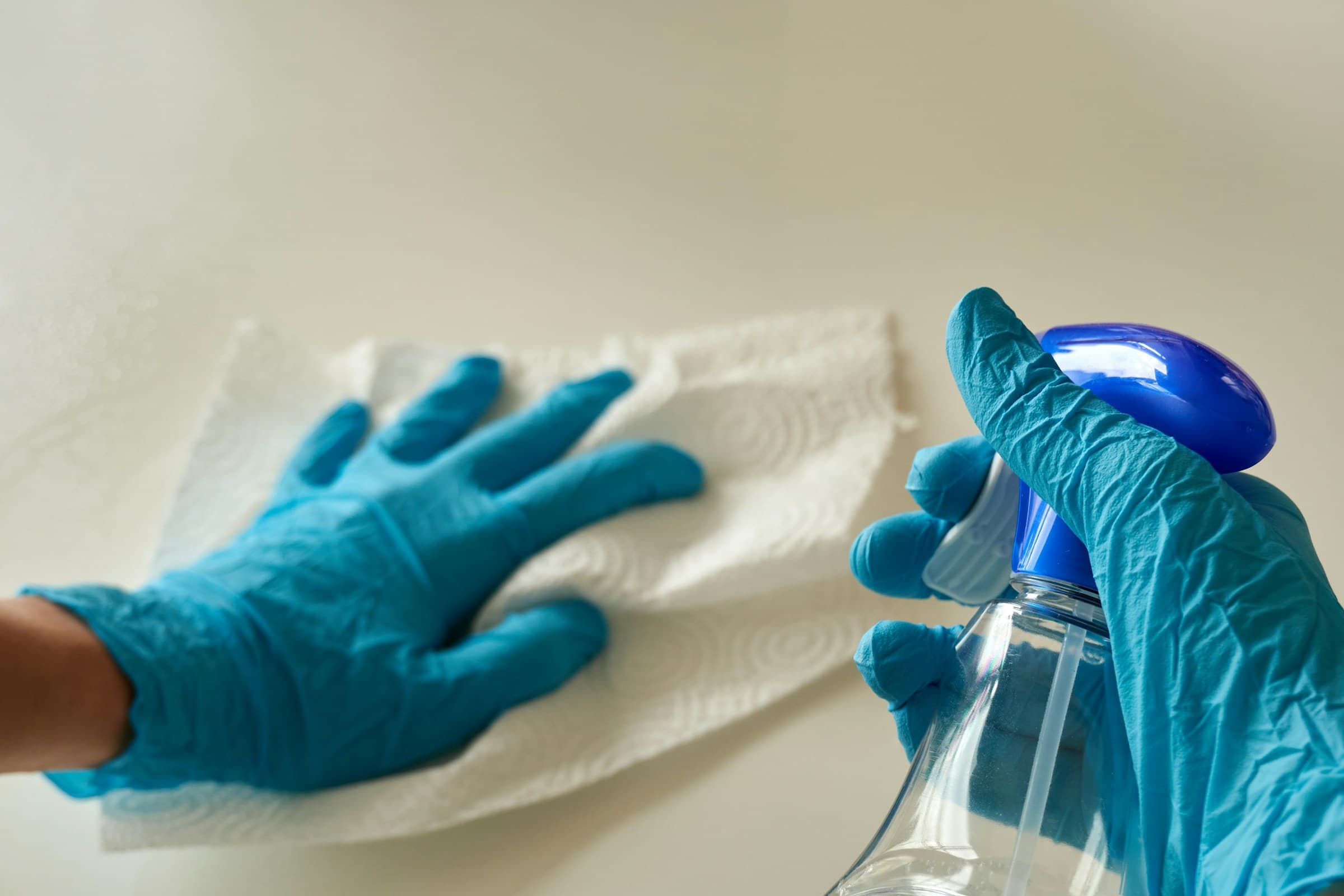 A professional cleaner at work